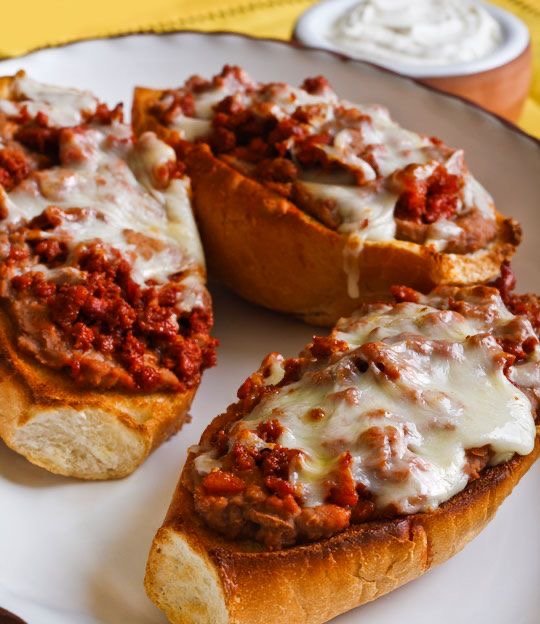 Imagen de Mollete con carne